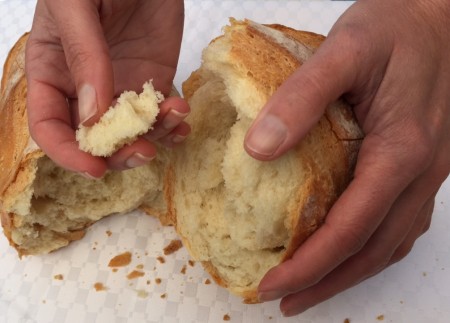handling bread