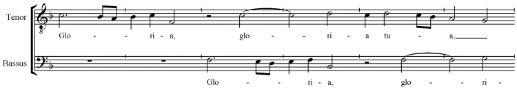 Josquin Sanctus-gloria tua