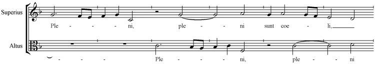 Josquin Sanctus-pleni sunt