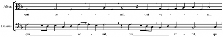 Josquin Sanctus-qui venit